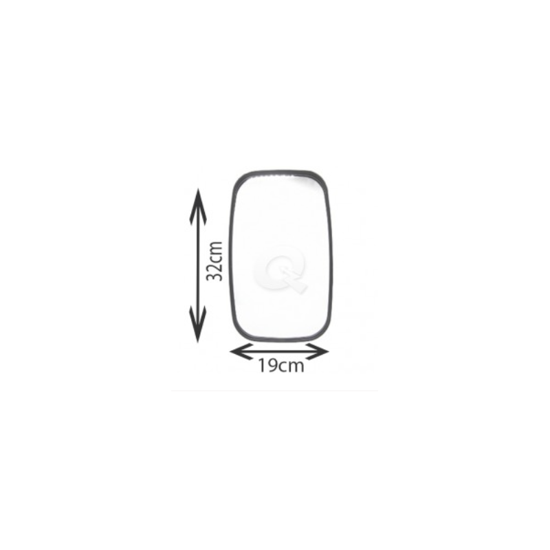 ESPEJO RETROVISOR ISUZU NPR AJUSTABLE 32x19CM