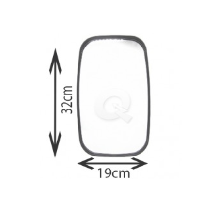 ESPEJO RETROVISOR ISUZU NPR AJUSTABLE 32x19CM