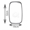 ESPEJO RETROVISOR ISUZU NPR AJUSTABLE 32x19CM